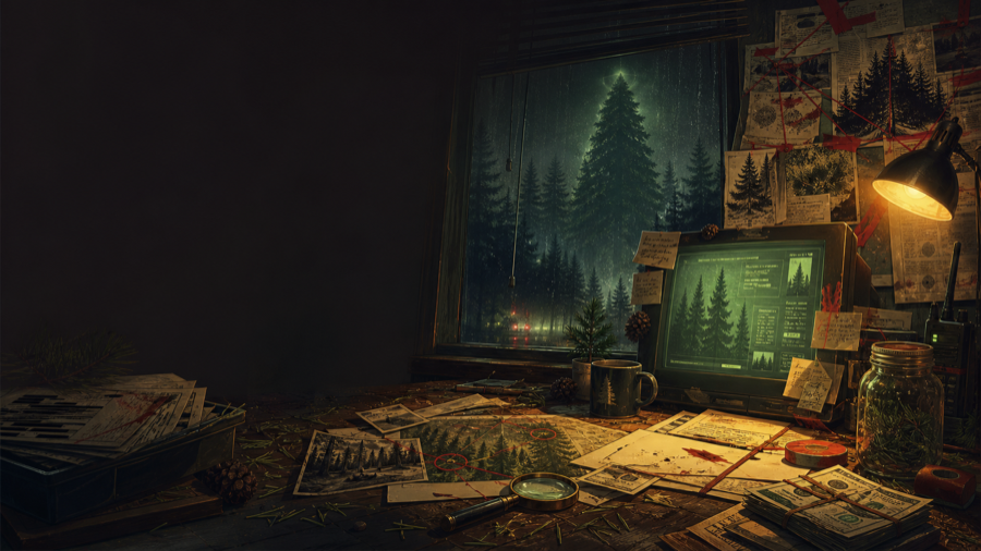 Generated title plate art for the game